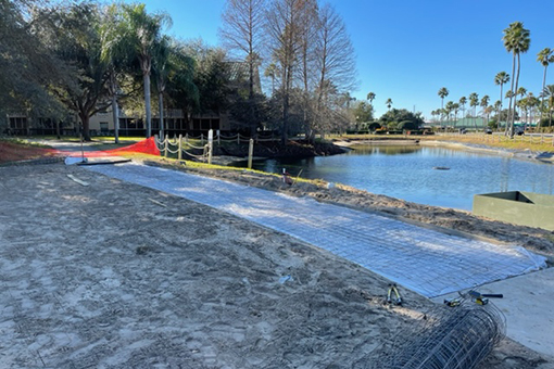 Pond Restoration and Site Work in a Kissimmee Property
